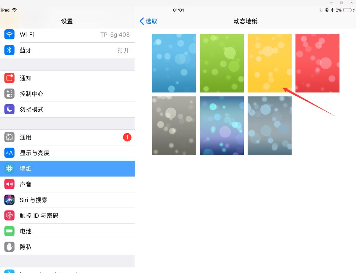 ipad怎么设置锁屏壁纸？(3)