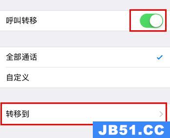 来电转接怎么设置苹果手机