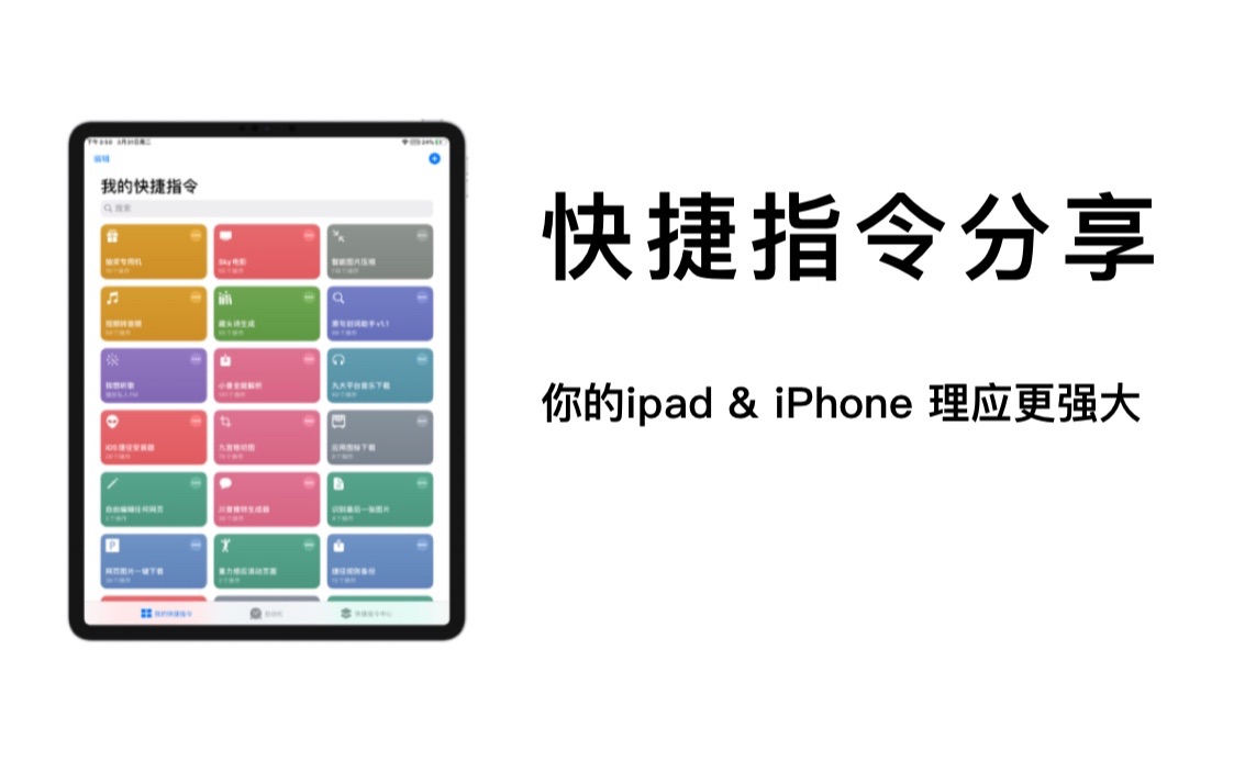 【有宝藏】快捷指令分享！提高你的iPad&ampiPhone战斗力！｜iOS原句划词助手教程