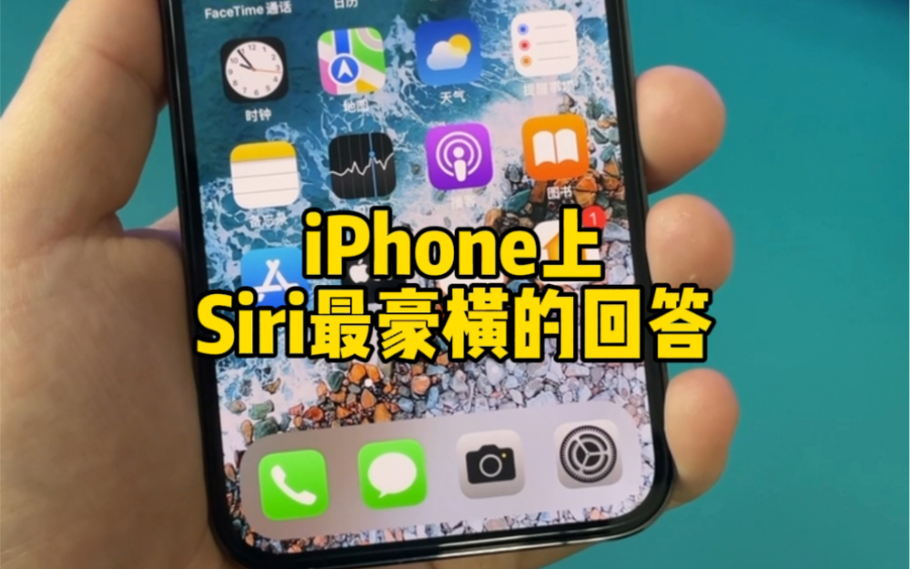 iPhone上Siri最豪横的回答。