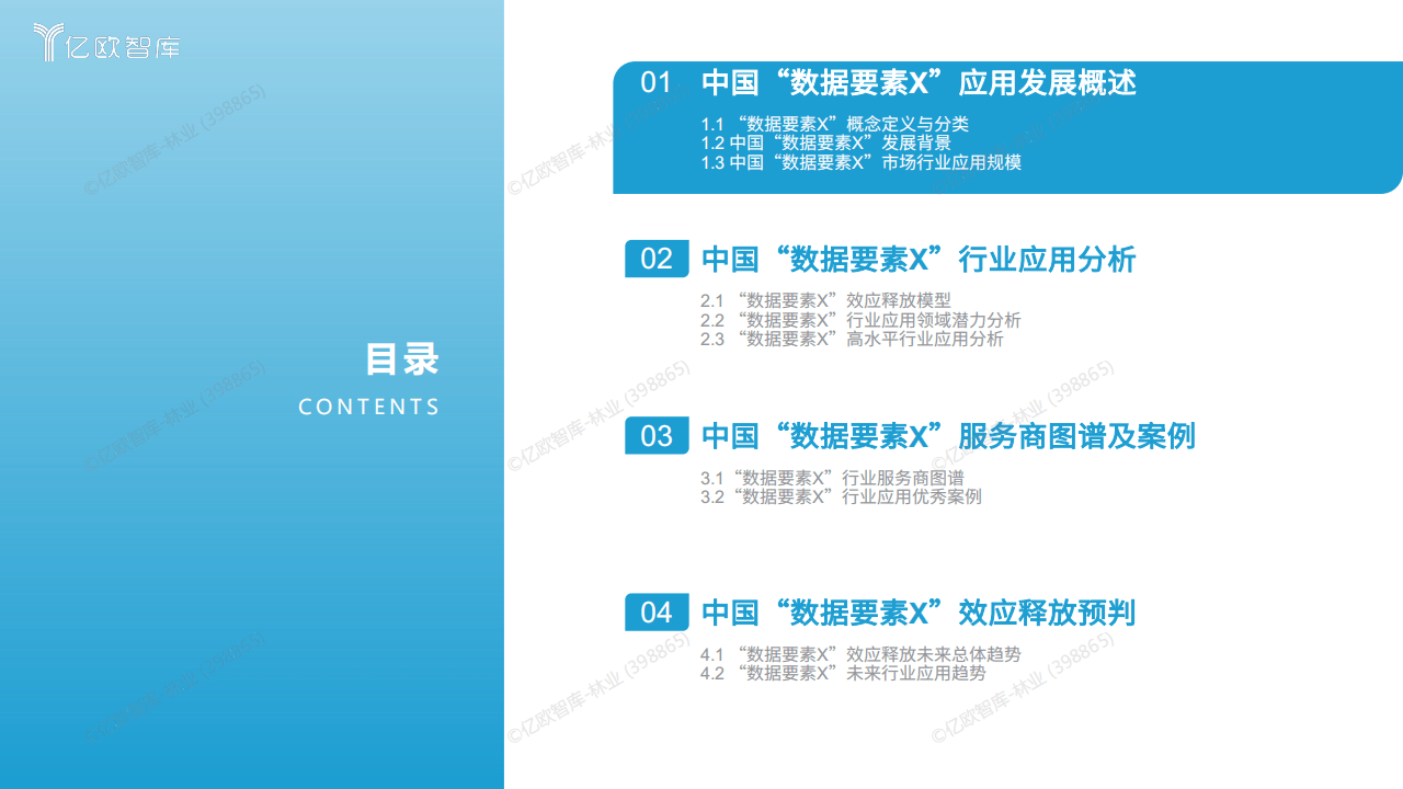 数据要素在各行业应用示例