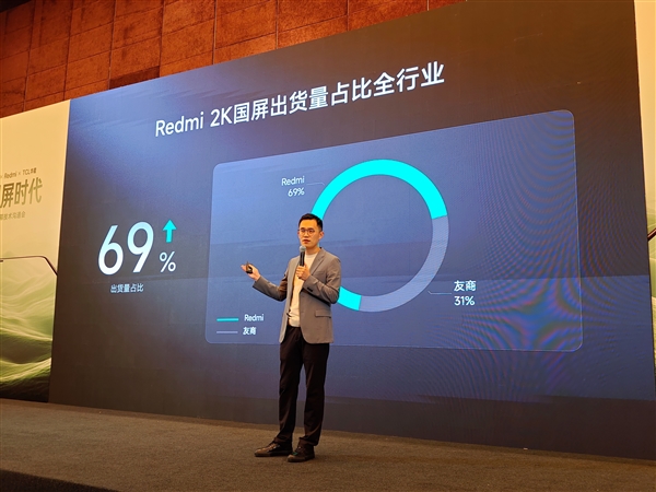 Redmi 2K屏手机出货超过1000万台：位居行业第一